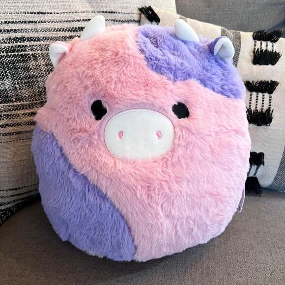 NWT Patty the Cow Squishmallows Fuzzamallows 12” - Picture 1 of 8